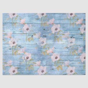 Papier Mousseline Shabby Chic Wood Series Design 4