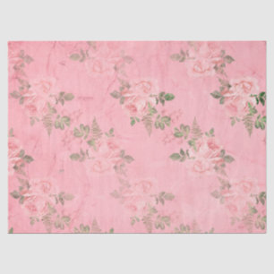 Papier Mousseline Shabby Floral Rose Series Design 9