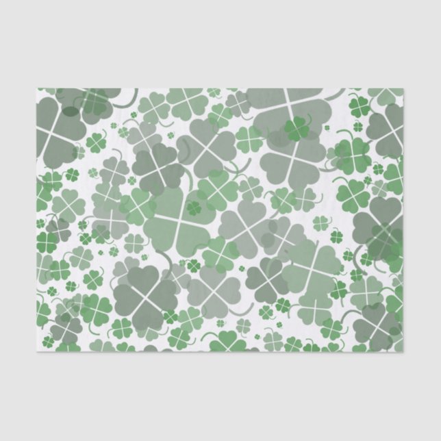 Papier Mousseline Shamrock (Recto)