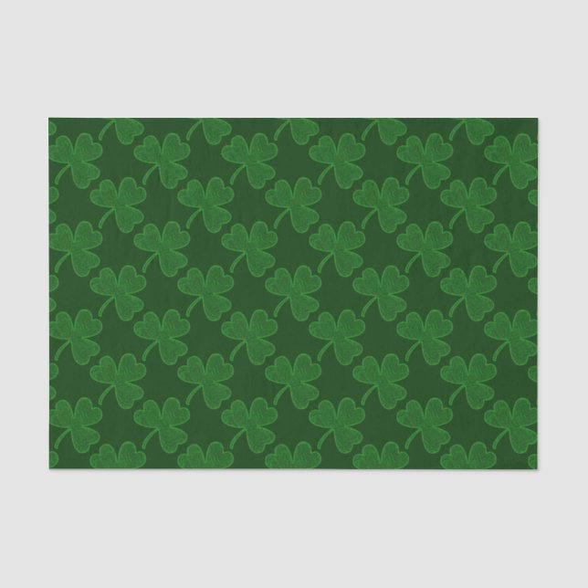Papier Mousseline Shamrock (Recto)
