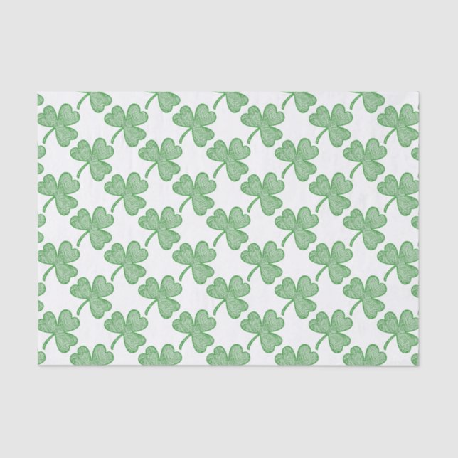 Papier Mousseline Shamrock (Recto)