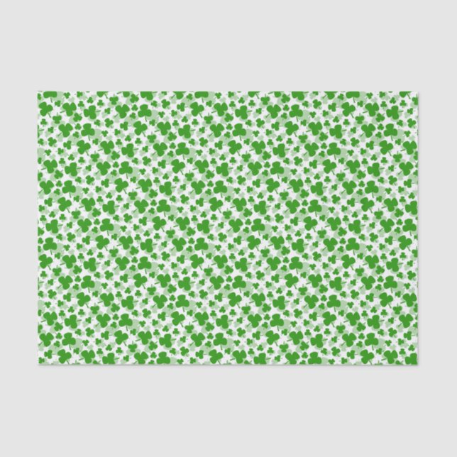 Papier Mousseline Shamrock fou (Recto)