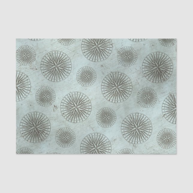 Papier Mousseline Shanty vintage | Ephémère de Compass Steampunk (Recto)