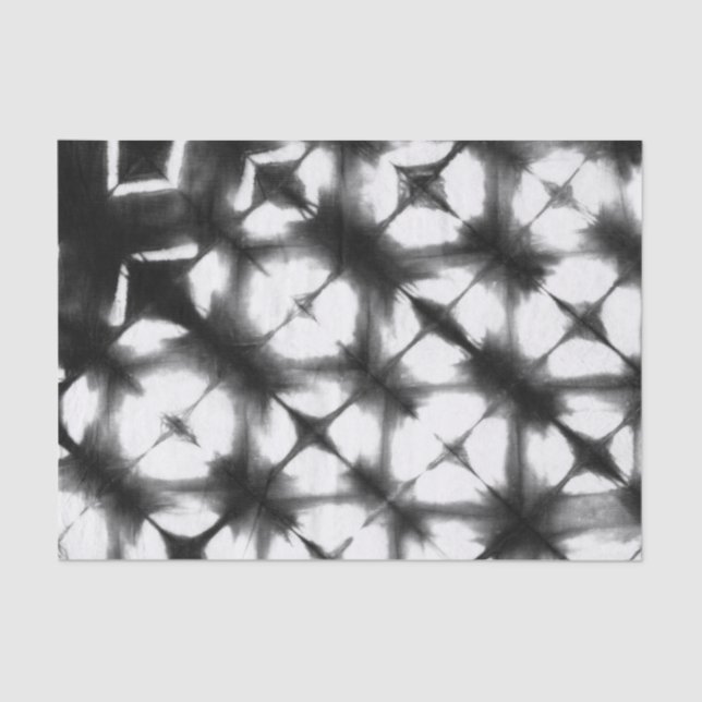 Papier Mousseline Shibori I graphique (Recto)