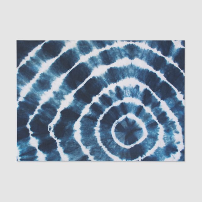 Papier Mousseline Shibori Tie Dye (Recto)