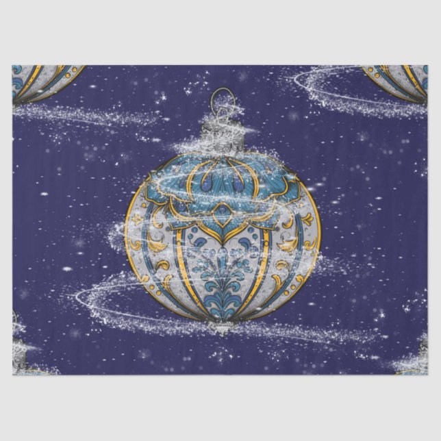 Papier Mousseline Shimmery Ornament (Recto)