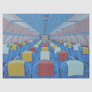 Papier Mousseline Sièges d'avion (par Gregorio Undurraga)