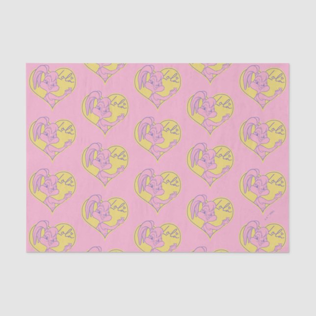 Papier Mousseline Signature Lola Heart (Recto)