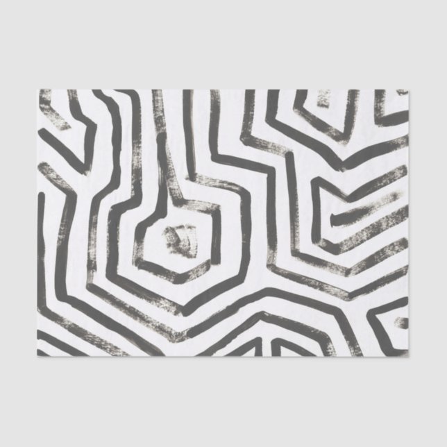 Papier Mousseline Signaux mixtes V (Recto)