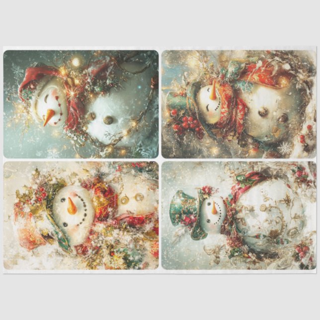 Papier Mousseline Silencieux neigeurs (Recto)