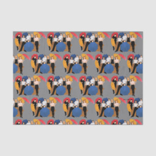 Papier Mousseline Silhouette de caractères FRIENDS™