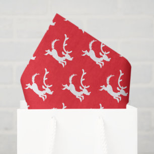 Papier Mousseline Silhouette de Max le renne