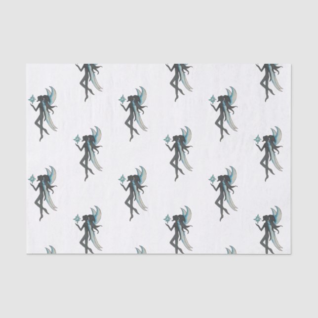 Papier Mousseline Silhouette velue (Recto)