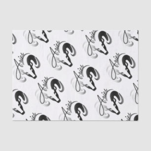 Papier Mousseline Silver Aries le bélier Zodiac