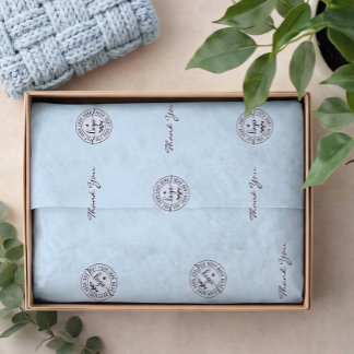 Papier Mousseline Simple Minimalist Modern Light Blue