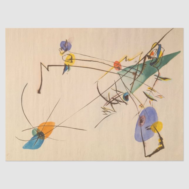 Papier Mousseline Simple par Wassily Kandinsky (Recto)