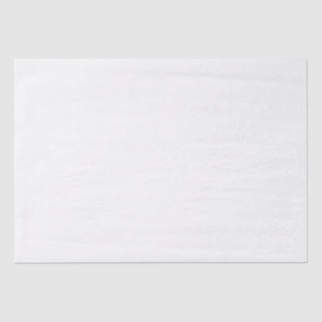 Papier Mousseline Simple Pure Blanc Solide Couleur Toutes les Occasi (Recto)