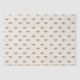 Papier Mousseline Simples Smores de feu de camp classique d'été