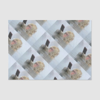 Papier Mousseline singe sur un écran