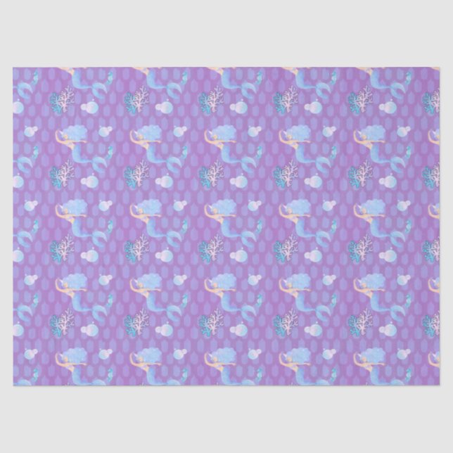 Papier Mousseline Sirène (Recto)