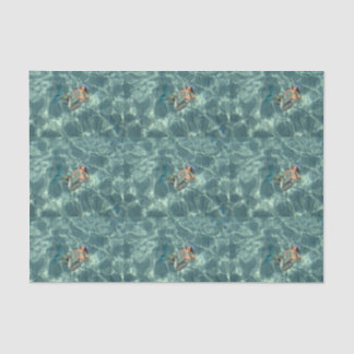 Papier Mousseline Sirène sous-marine