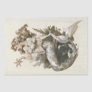 Papier Mousseline Sirène vintage