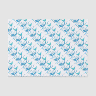 Papier Mousseline Sirènes et margarita enveloppant des