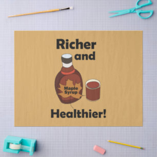 Papier Mousseline Sirop D'Érable Plus Riche Et Plus Sain