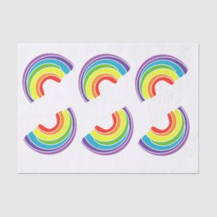 Papier Mousseline Six Rainbows