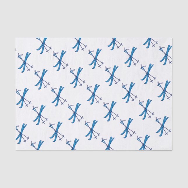 Papier Mousseline Ski (Recto)