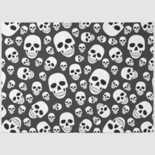 Papier Mousseline Skulls, Skeletons et Eyeballs Series Design 18
