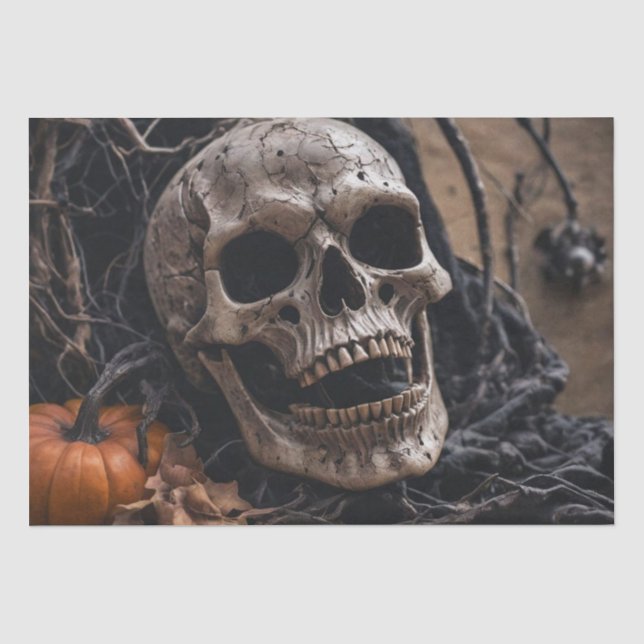 Papier Mousseline Skulls & Sortilèges d'Halloween (Recto)