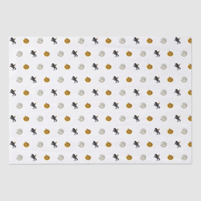 Papier Mousseline Sleepy Hollow Horseman Éffrayant Halloween (Recto)