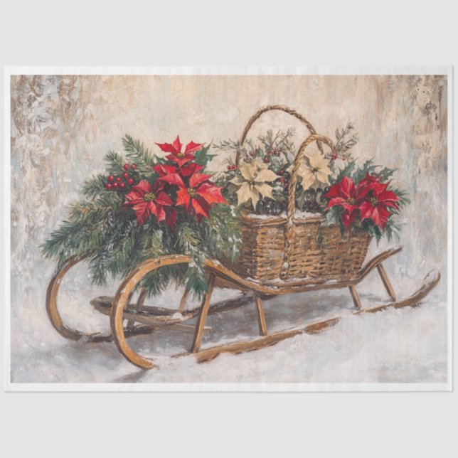 Papier Mousseline Sleigh (Recto)