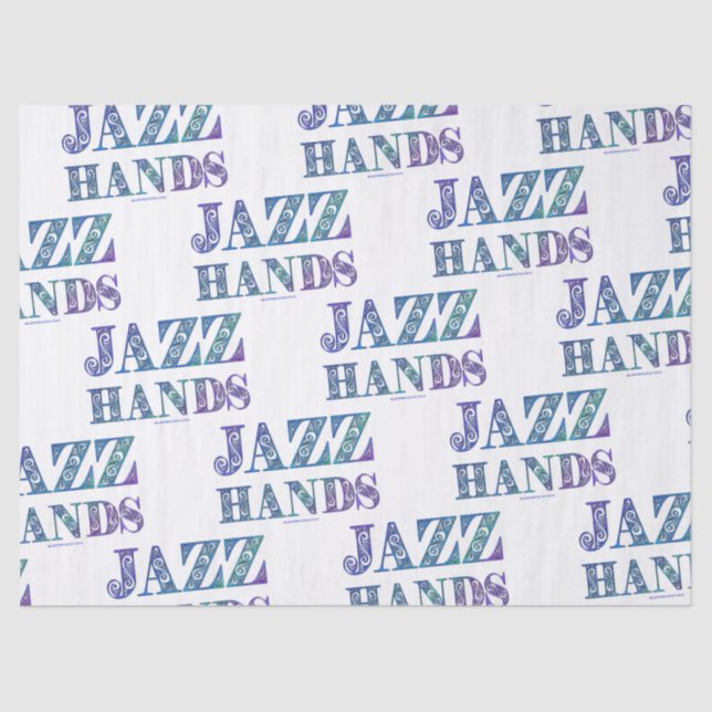 Papier Mousseline SlipperyJoe's artistique Jazz Hands couleurs vives (Recto)