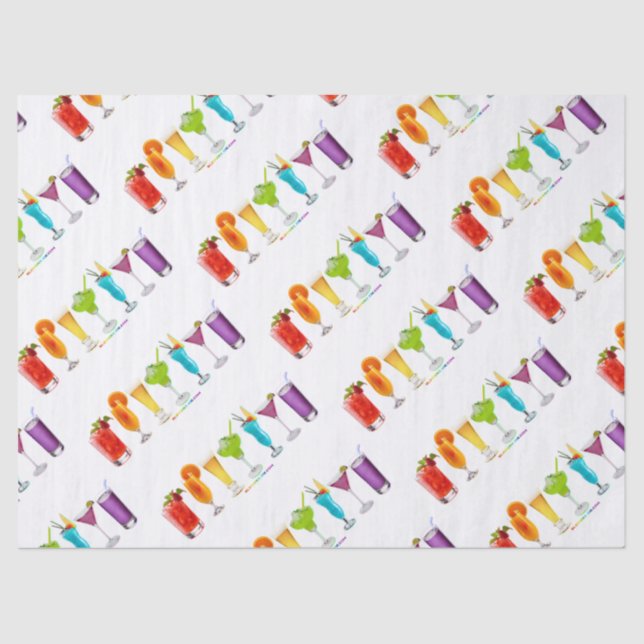 Papier Mousseline SlipperyJoe's cheers alcools cocktails LGBTQIA gay (Recto)