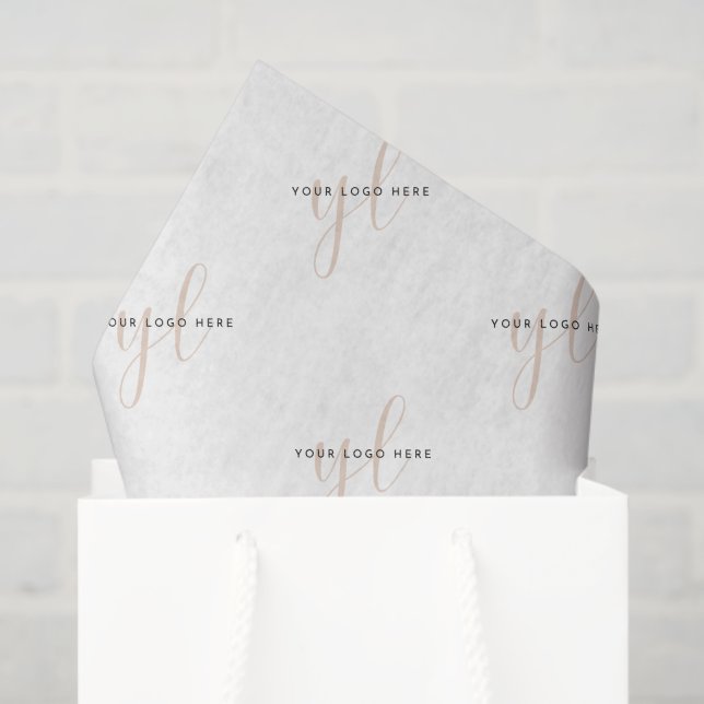 Papier Mousseline Small Business Packaging Custom Logo Branded (Sac cadeau)