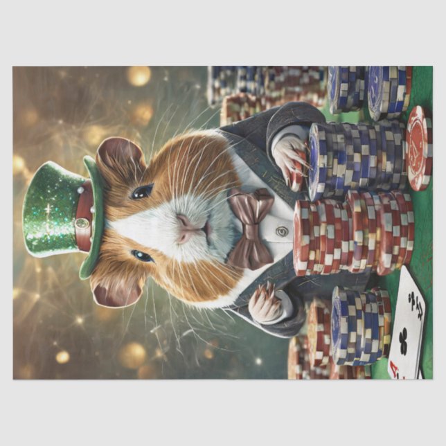 Papier Mousseline Sneaky Pete, jeu de cartes avec cobaye (Recto)