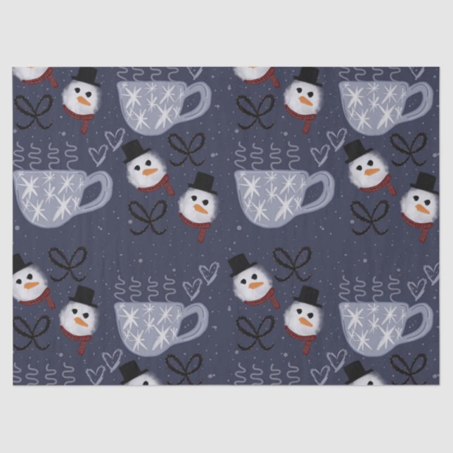 Papier Mousseline Snow Day (Recto)