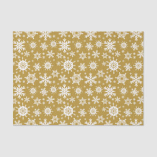 Papier Mousseline Snowy Gold