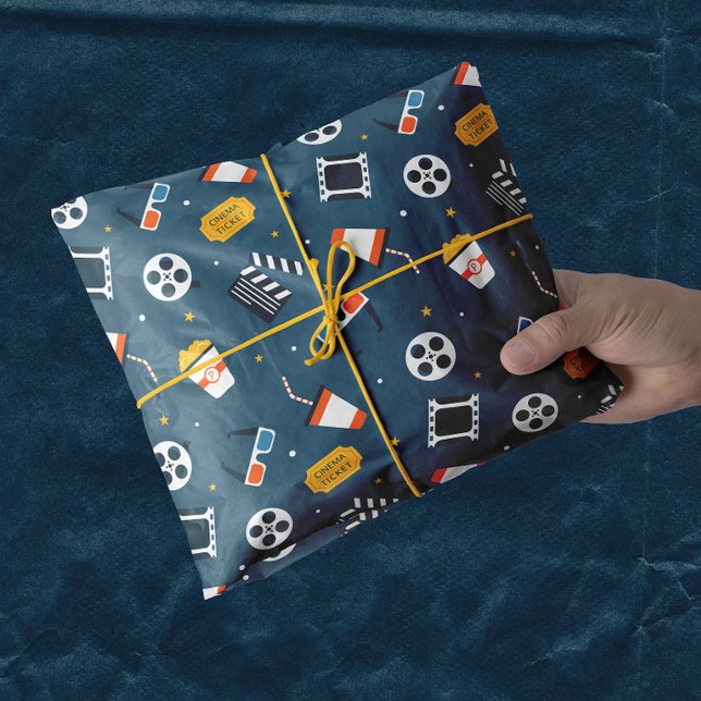 Papier Mousseline Soirée cinéma Icone Famille Amusante Sombre (Créateur téléchargé)