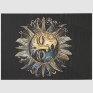 Papier Mousseline Soleil céleste complexe du croissant de découpage