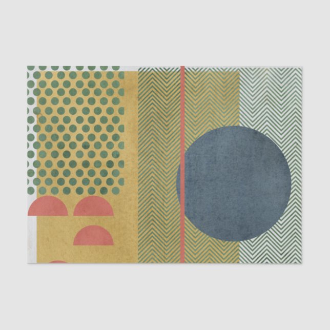 Papier Mousseline Soleil Rouge IV (Recto)