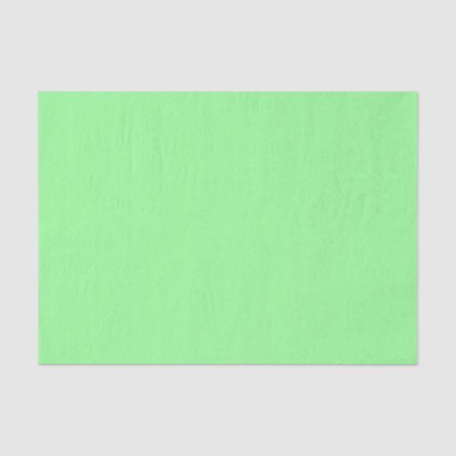 Papier Mousseline Solid Color : Mint Green (Recto)