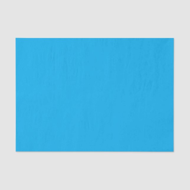 Papier Mousseline Solid Cyan Blue Background | Summer Minimal Style (Recto)