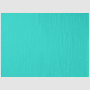 Papier Mousseline Solide clair turquoise