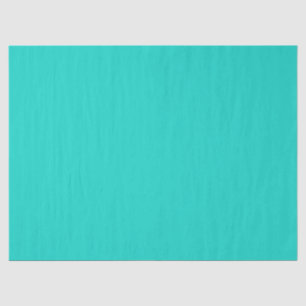 Papier Mousseline Solide clair turquoise
