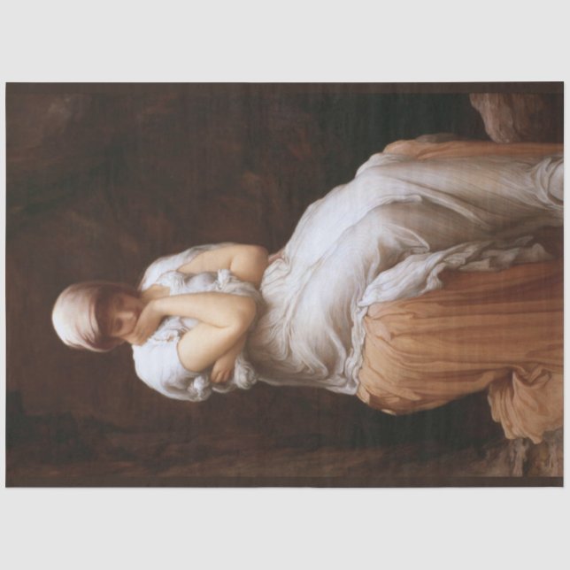 Papier Mousseline Solitude (par Frederic Leighton) (Recto)