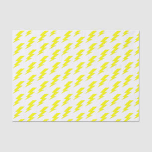 Papier Mousseline Son électricité Éclair jaune