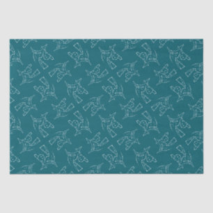 Papier Mousseline Sorcière blanche des étoiles Halloween